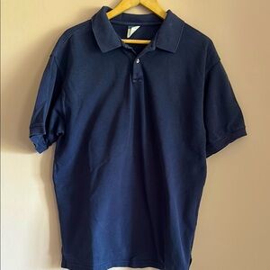 Old Navy Blue Polo Shirt Casual Fit